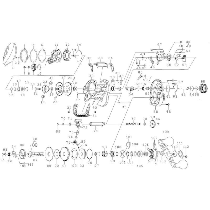 グランドセール 純正パーツ リール ダイワ Daiwa 18 129 部品コード 27 部品番号 29 スプール 100p Rm キャタリナtw ベイトリールパーツ Www Akken Fr