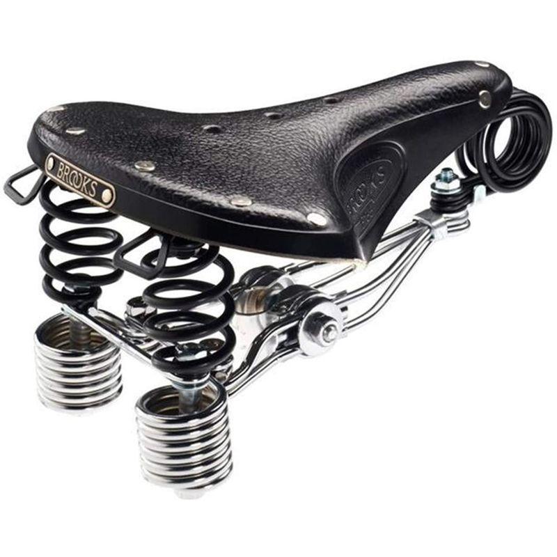 【通常品】 BROOKS(ブルックス) レザーサドル ダブルスプリングつき 乗り心地重視モデル B135 BLACK 【WSO9547976729】(33693円)