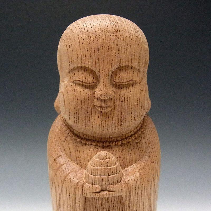 【希少品】 欅 わらべ地蔵 18cm 木彫り 仏像 お地蔵さん 【U2974408893】(14951円)
