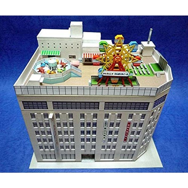屋上遊園地があるデパート ペーパークラフト 建物 Nゲージサイズ Greatseven 通販 Yahoo ショッピング