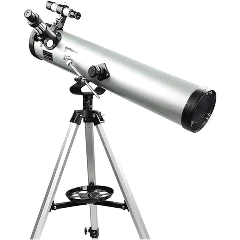 GreatSevenすべてのアルミ合金三脚、大人のための天体望遠鏡で114ミリメートルApeture望遠鏡 観測望遠鏡や子供や初心者のための天文望遠鏡  天体望遠鏡
