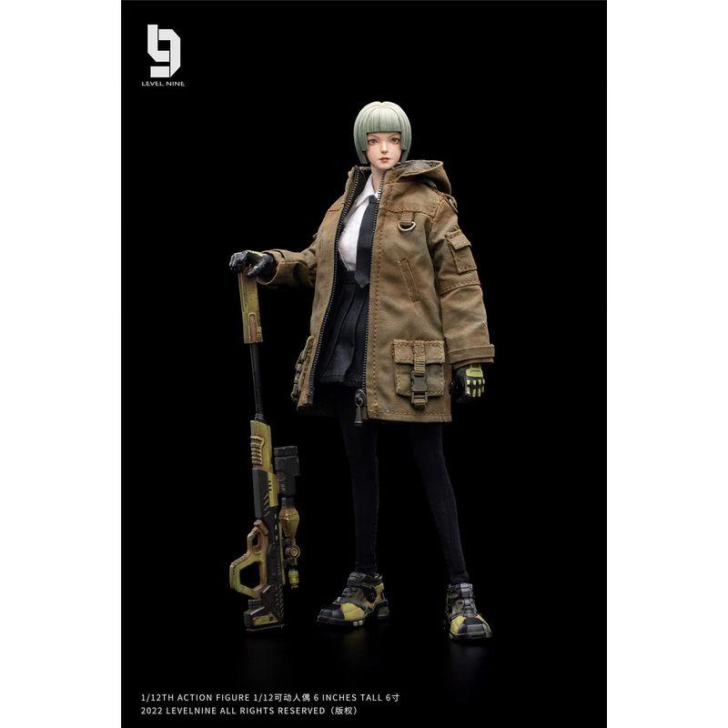 HiPlay Level9 1/12 兵士 整備工 可動 フィギュア 混沌前線-凛 Level9 1/12 兵士 整備工 可動 フィギュア 混沌前線 凛 　