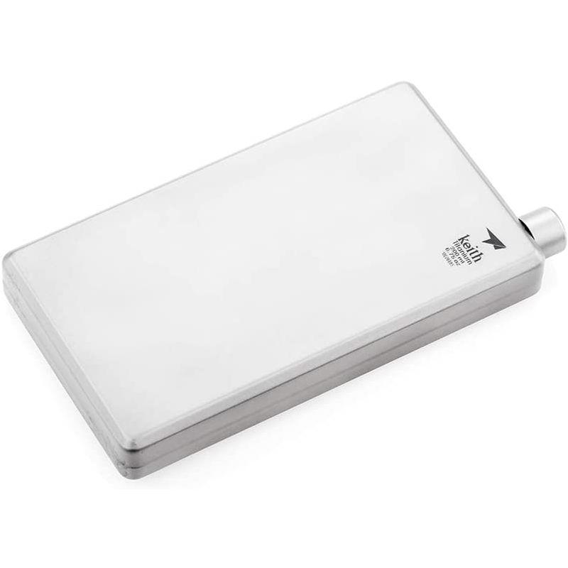 格安SALEスタート】Keith チタン製 Ti9307 ポケットフラスコ 漏斗付き アルコール用品 SWAG GEAR Keithスキットル 超軽量 チタニウム チタン製ポケットスキットル アウトドア キャンプ 旅行 携帯便利 Ti9302