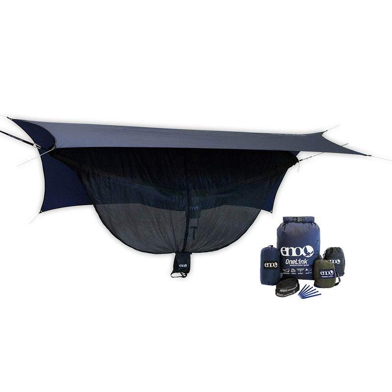 サマーセール35%オフ ENO Eagles Nest Outfitters OneLink シェルターシステム ハンモック/ストラップ/バグネット/ レインタープ付き_並行輸入品 ENO Eagles Nest Outfitters サブリンク 軽量シェルターシステム ハンモック ストラップ バグネット レイン 並行輸入品