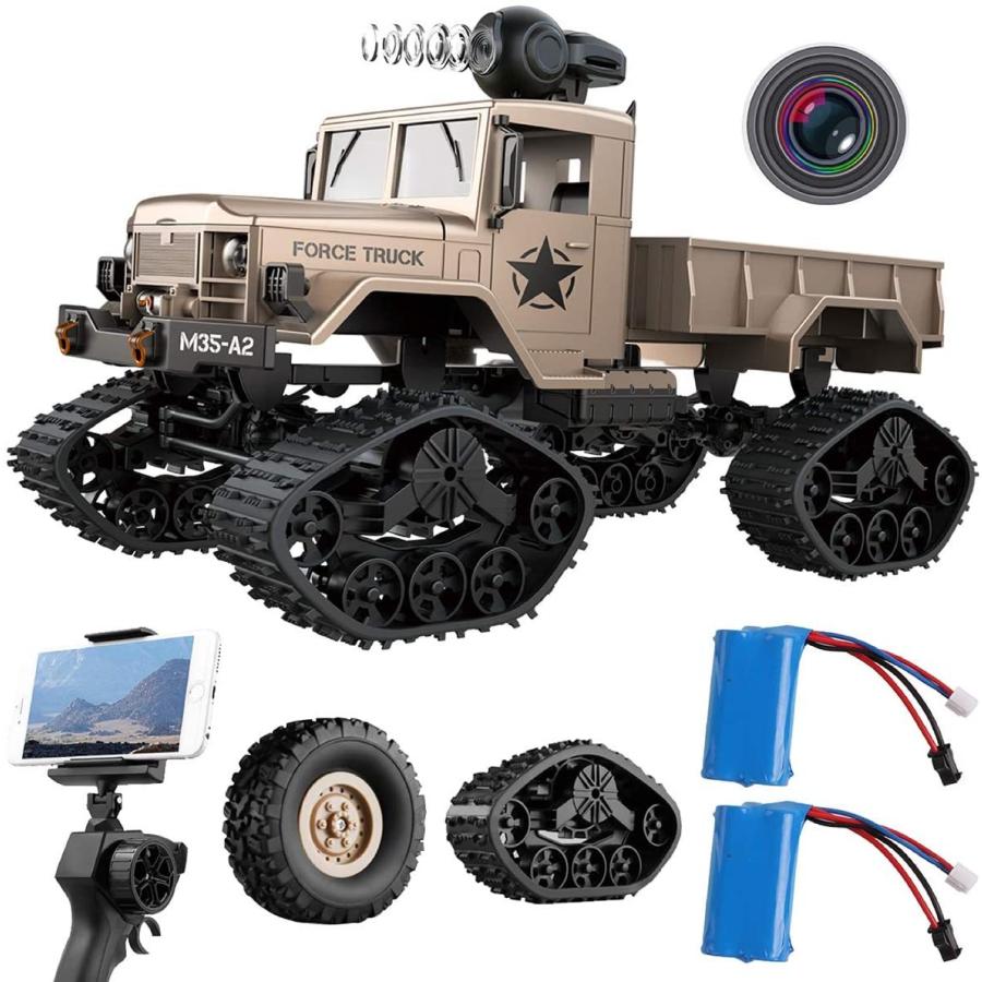 柔らかい ラジコンカー Remoking 軍用トラック Rcカー 1 16 2 4ghz 4wd タイヤ 交換可能 480p Wi Fi Fpv カメラ付リアル Greatvalue Yahoo ショッピング店 通販 Yahoo ショッピング 高い素材 Smmacademy Ru
