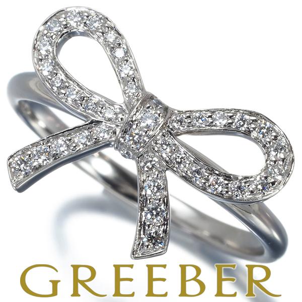 お求めやすく価格改定 ダイヤモンド ダイヤリング ティファニー ボウ Blj 指輪 Pt950 10 5号 リボン 指輪 Hostienda Com