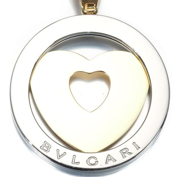 送料無料 正規品 美品 K18YG×SS ブルガリ トンド クローバー