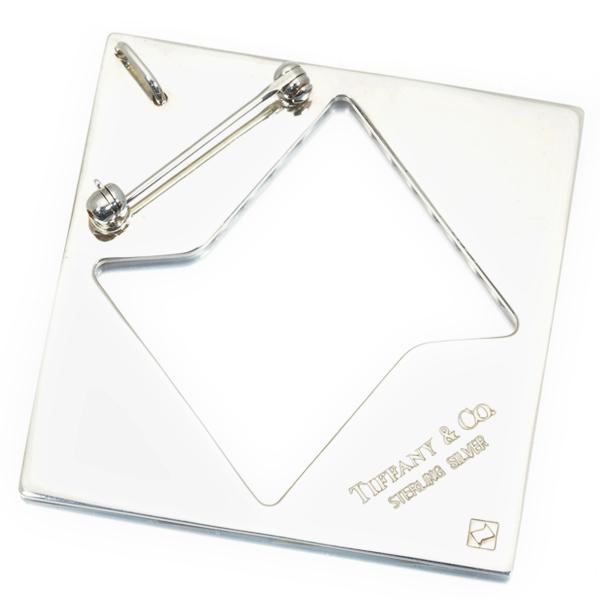 ティファニー ブローチ兼ペンダントトップ スクエア シルバー 925 BLJ