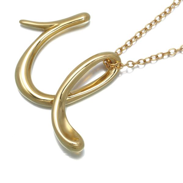 ティファニー ネックレス レター イニシャル アルファベット U ロング