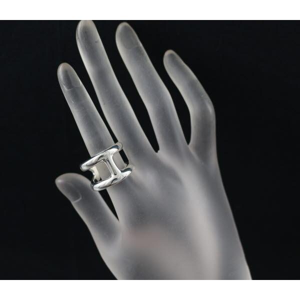 エルメス リング オスモズ GM 56号 シルバー 925 BLJ :119148