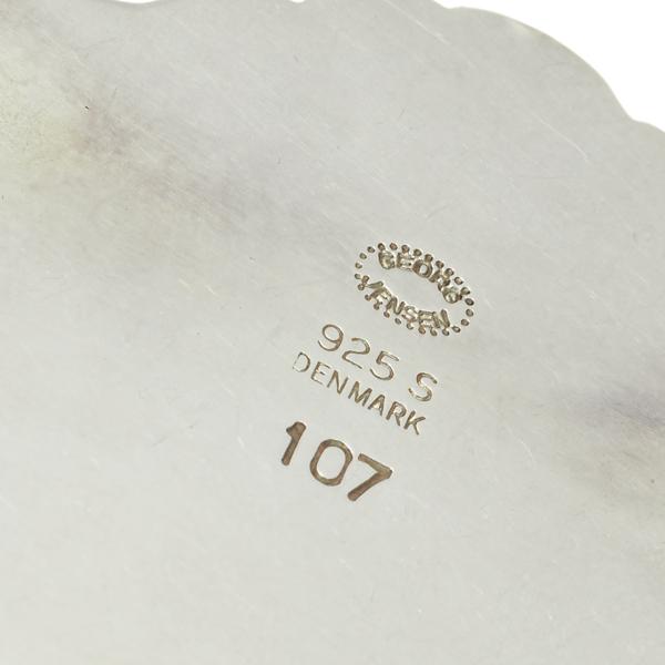 Georg Jensen ジョージジェンセン ブローチ ムーンストーン 107 Georg Jensen ジョージジェンセン ブローチ ムーンストーン 107