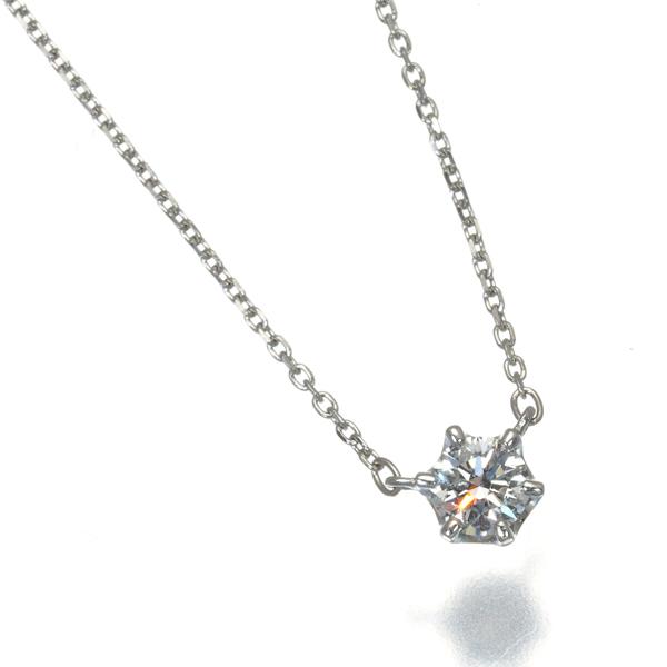 4℃ ネックレス ダイヤ 0.207ct  一粒 Pt850  BLJ 大幅値下げ品｜greeber01｜02