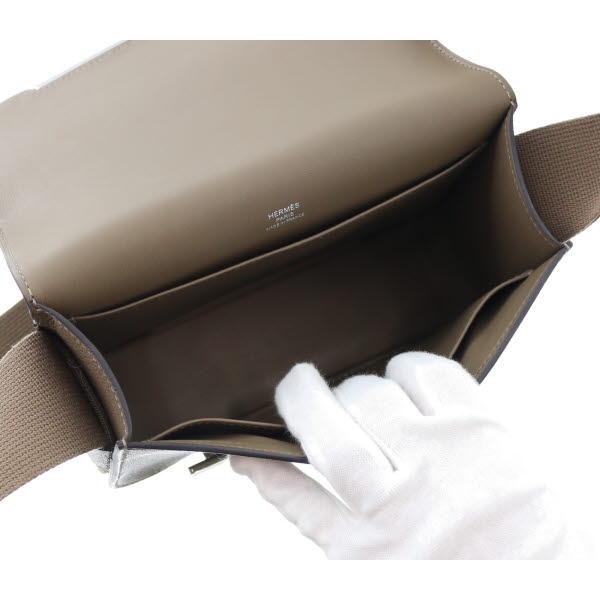 HERMES エルメス ゲタ ショルダーバッグ シェーブル エトゥープ U刻印  