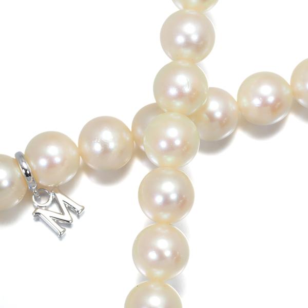 MIKIMOTO ミキモト ネックレス パール 真珠 6.5-7.0mm シルバー 袋 BLJ 
