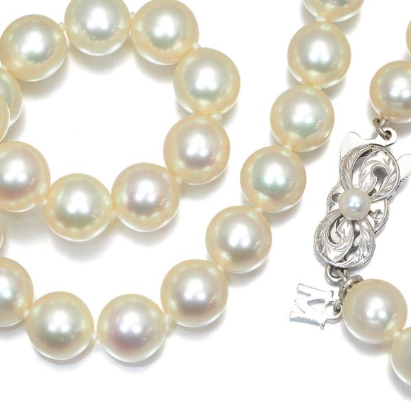 MIKIMOTO ミキモト ネックレス パール 真珠 7.7-8.3mm ロング MIKIMOTO ミキモト ネックレス パール 真珠 7.7-8.3mm ロング