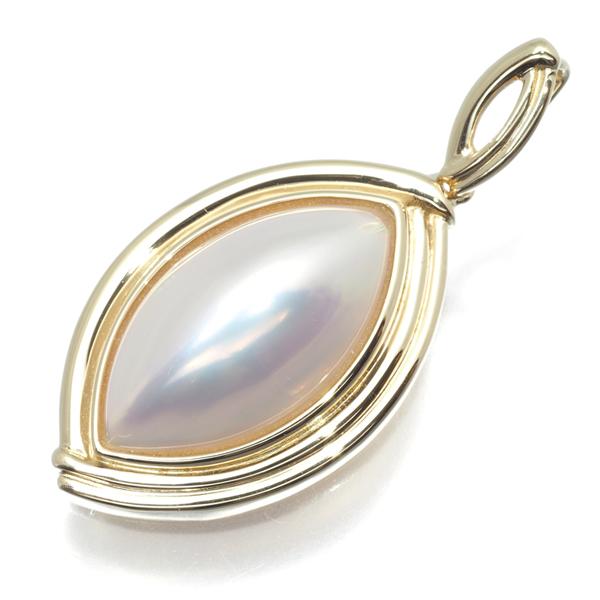 タサキ ペンダントトップ マベパール 真珠 K18YG BLJ 限界値下げ品  