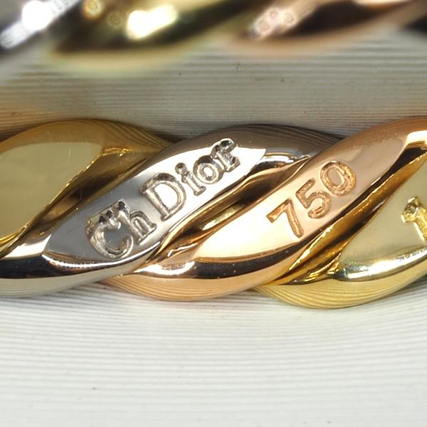 Christian Dior ディオール リング ダイヤ 0.278ct スリーカラー Christian Dior ディオール リング ダイヤ 0.278ct スリーカラー