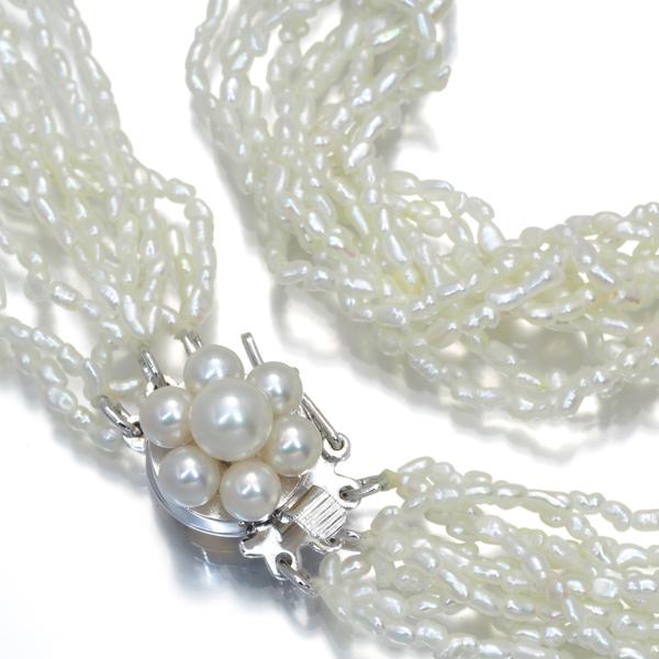 タサキ ネックレス ケシパール アコヤ真珠 10連k18 Tasaki