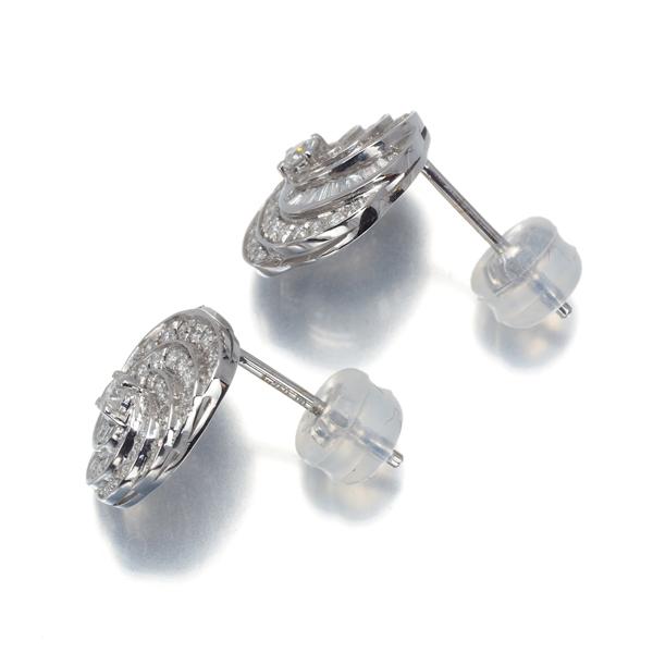 ダイヤ 0.38ct/0.38ct ピアス K18WG GENJ 大幅値下げ品 : 144337  