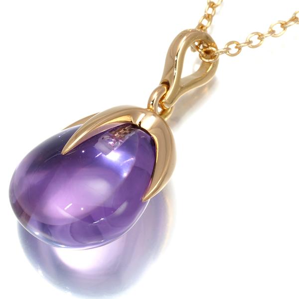ポメラート ネックレス アメジスト ヴェレーノ K18PG BLJ 限界値下げ品