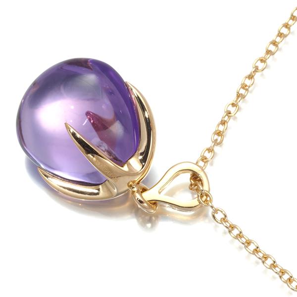 ポメラート ネックレス アメジスト ヴェレーノ K18PG BLJ 限界値下げ品