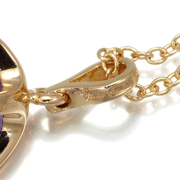 ポメラート ネックレス アメジスト ヴェレーノ K18PG BLJ 大幅値下げ品