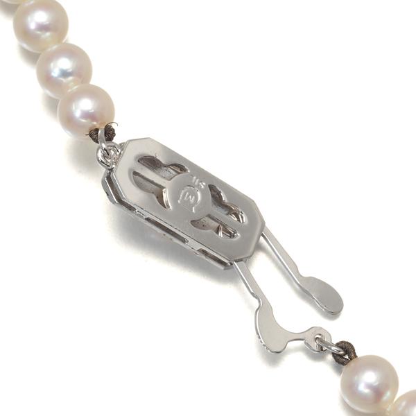 MIKIMOTO ミキモト ネックレス パール アコヤ真珠 5.5-5.8mm シルバー  