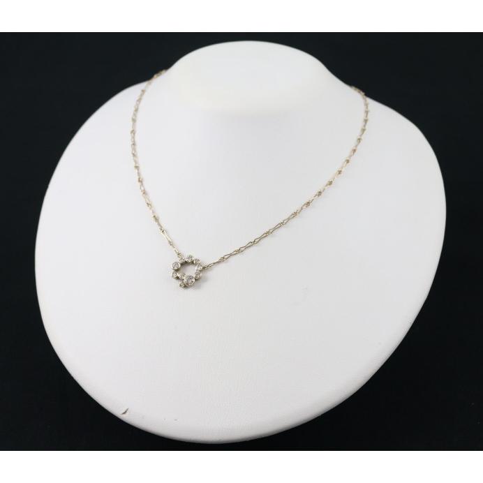 カシケイ ネックレス ダイヤ 0.65ct ベゼル K18BG BLJ 限界値下げ品  