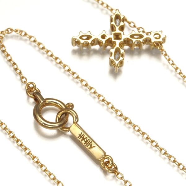 アーカー ネックレス ダイヤ 0.14ct NNクロス K18YG BLJ 大幅値下げ品 