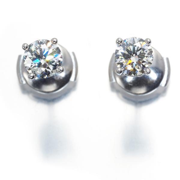 TIFFANY&Co. ティファニー ピアス ダイヤ 0.4ct/0.4ct程 TIFFANY&Co. ティファニー ピアス ダイヤ 0.4ct/0.4ct程