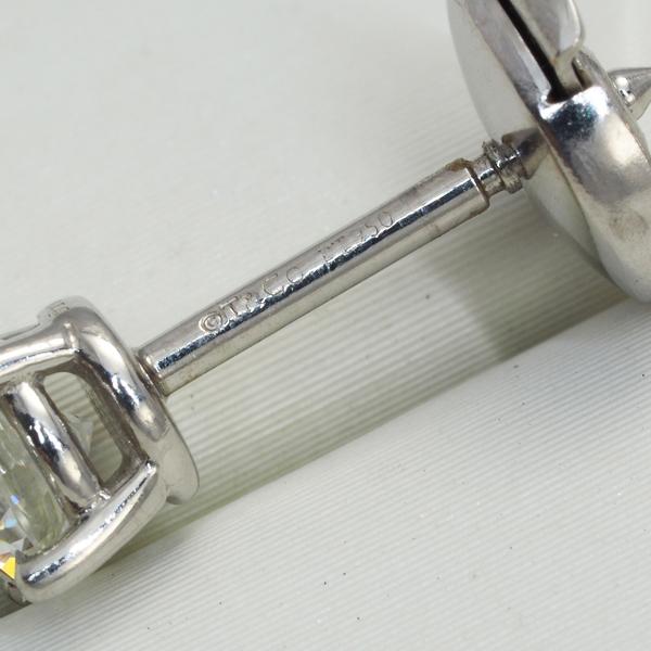 TIFFANY&Co. ティファニー ピアス ダイヤ 0.4ct/0.4ct程 TIFFANY&Co. ティファニー ピアス ダイヤ 0.4ct/0.4ct程