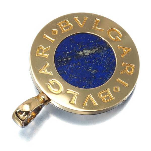 BVLGARI ブルガリ ペンダントトップ オニキス ラピスラズリ BVLGARI ブルガリ ペンダントトップ オニキス ラピスラズリ
