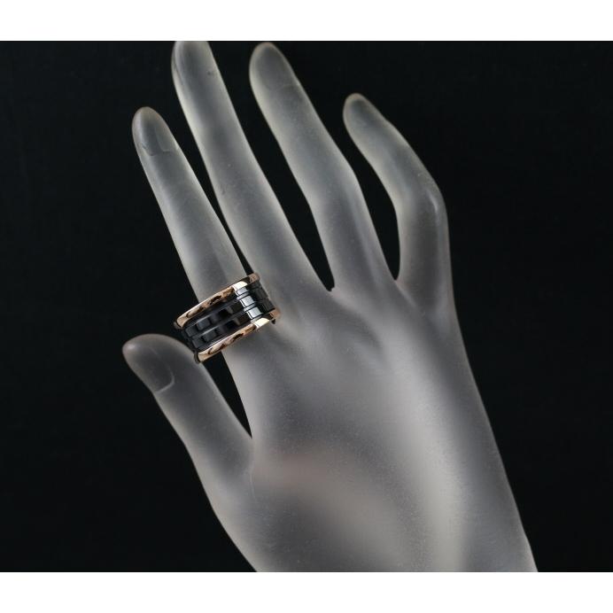 BVLGARI ブルガリ リング ビーゼロワン B-ZERO1 4バンド 58号 K18PG  