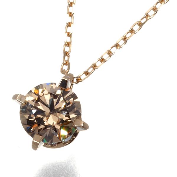 カシケイ ネックレス ダイヤ 0.53ct ソリティア K18PG BLJ 大幅値下げ 