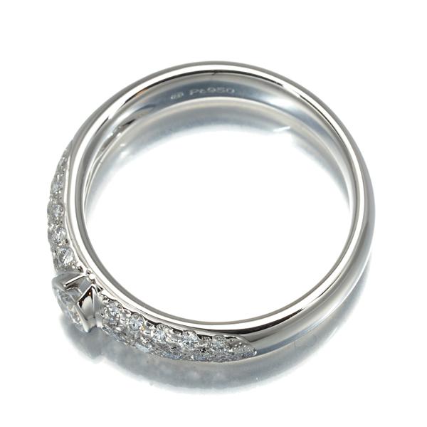 MIKIMOTO ミキモト リング ダイヤ 0.40ct パヴェ 13号 Pt950 Diamond  