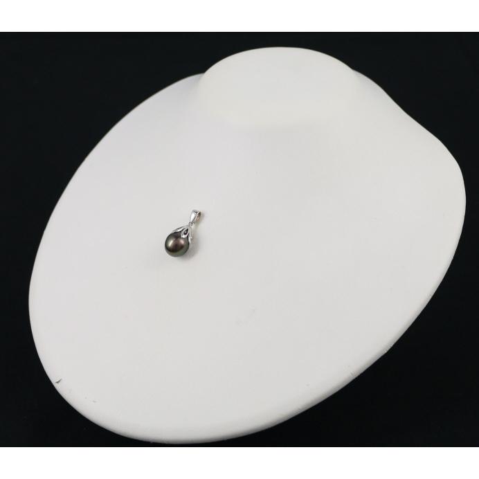 TASAKI タサキ ペンダントトップ ブラックパール 黒蝶真珠 10.4mm 