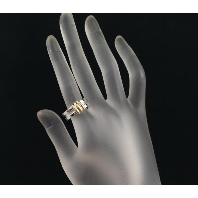 ティファニー　グルーブドリング　13号　シルバー　指輪　美品 ティファニーグルーヴリング指輪シルバー13号