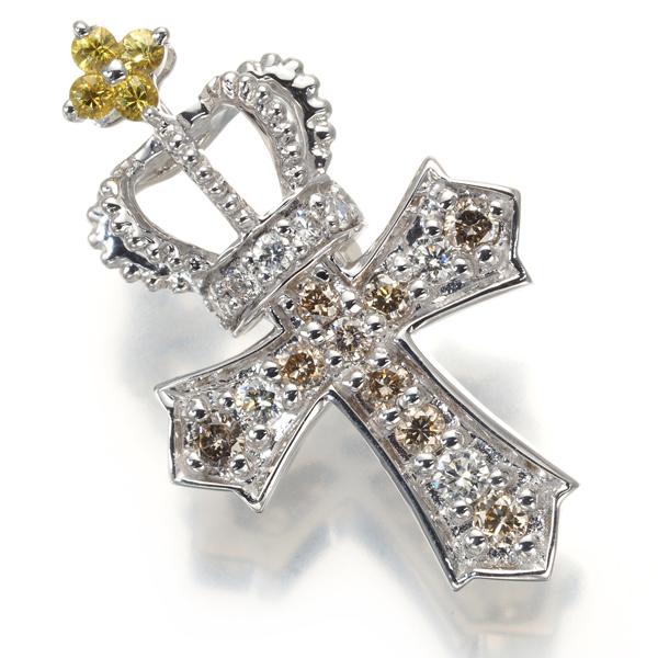 笠原真寿美 ペンダントトップ ダイヤ ダイヤモンド 0.15ct サファイア 