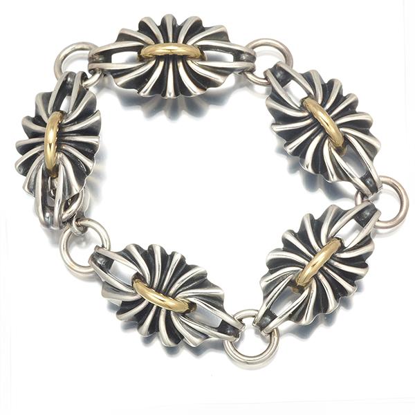 ジョージジェンセン ブレスレット 394 シルバー925/K18YG BLJ : 152363 