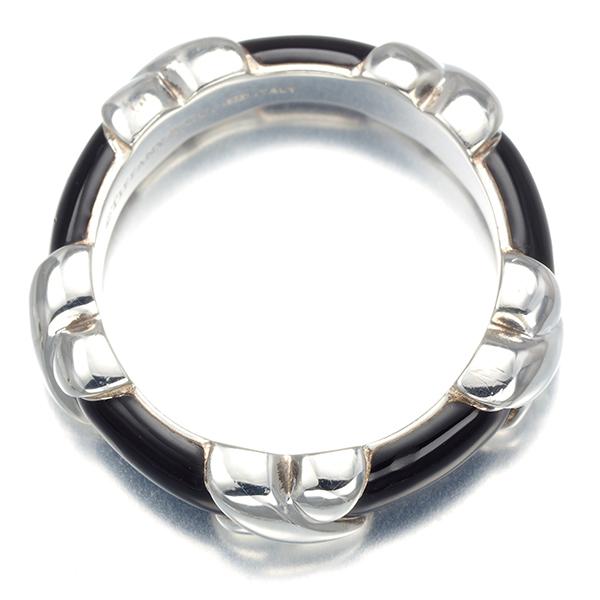 TIFFANY&Co. ティファニー リング オニキス シグネチャー 9号 シルバー 