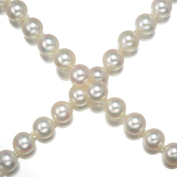 ティファニーパールネックレス5mm〜6mm