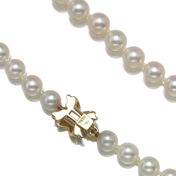 ティファニーパールネックレス5mm〜6mm