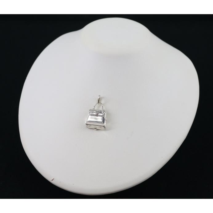 エルメス ペンダントトップ アミュレット ケリー バッグ シルバー 925  