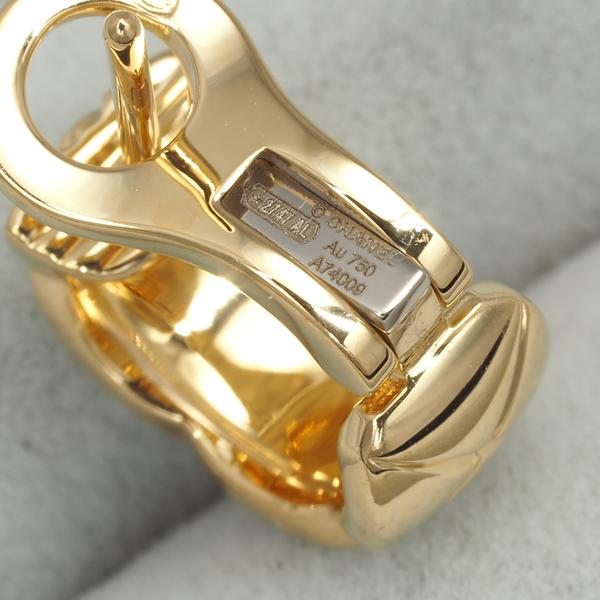 レア CHANEL レザーフープピアス 片耳 - メルカリ - アクセサリー