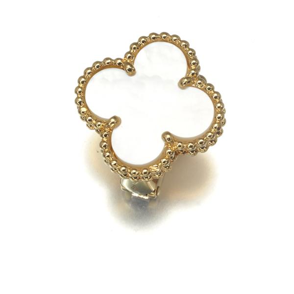 ヴァンクリーフ＆アーペル イヤリング シェル ヴィンテージ  