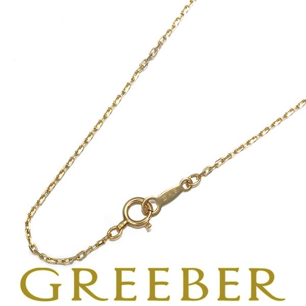 ミキモト チェーンネックレス カットアズキ 43cm K18YG BLJ : 153111  