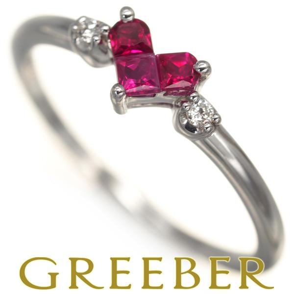 STAR JEWELRY スタージュエリー リング ルビー 0.15ct ダイヤ 
