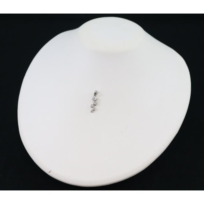 ダイヤ ダイヤモンド 0.71ct 5P ペンダントトップ Pt900 GENJ 大幅 