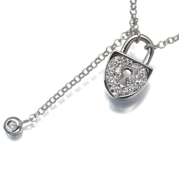 スタージュエリー ネックレス ダイヤ ダイヤモンド 0.14ct カデナ 