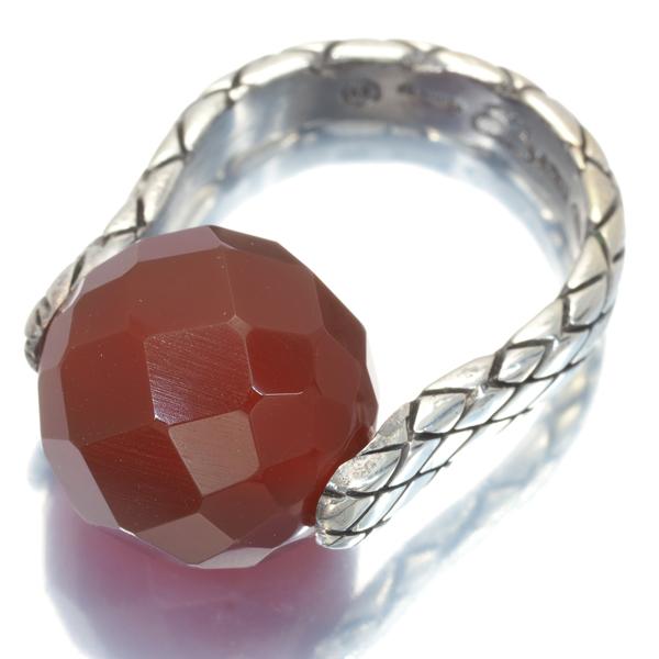 BOTTEGA VENETA ボッテガヴェネタ リング カーネリアン イントレ  